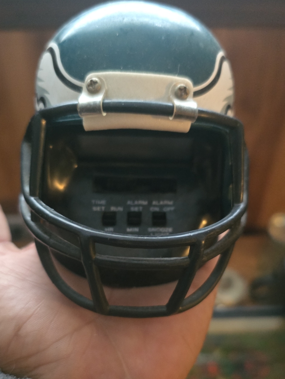 Black Football Helmet Style Headphones - Unbranded